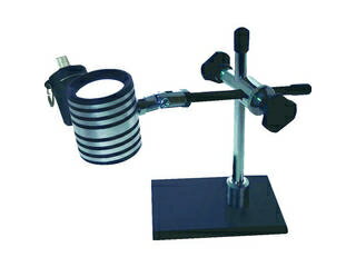 KEIYO KOUKI 京葉光器 LEAF LEDライト付スタンドルーペ 16x STA-16S/LED