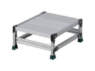 TRUSCO/トラスコ中山 作業用踏台 1段 高さ0.25m 天板500×600 TSF-15625