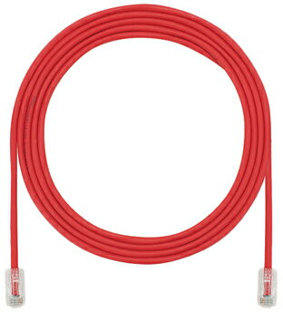 Panduit パンドウイットコーポレーション カテゴリ5E細径パッチコード 1m 赤 UTP28CH1MRD