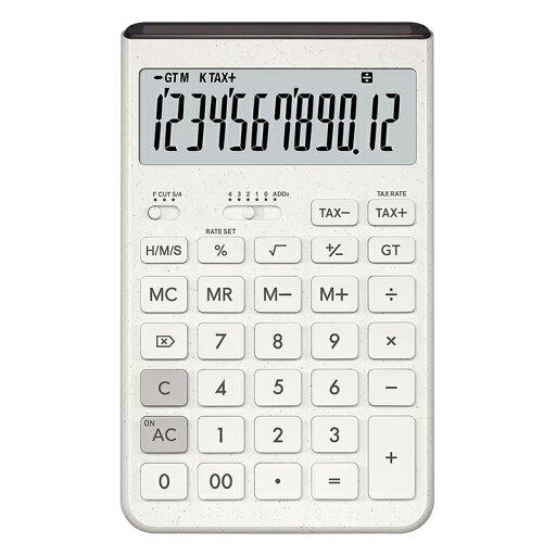 CASIO カシオ デザイン電卓 ジャストタイプ Comfy コンフィ ホワイト JT-200T-WE-N CASIO カシオ デザイン電卓 ジャストタイプ Comfy コンフィ ホワイト JT-200T-WE-N