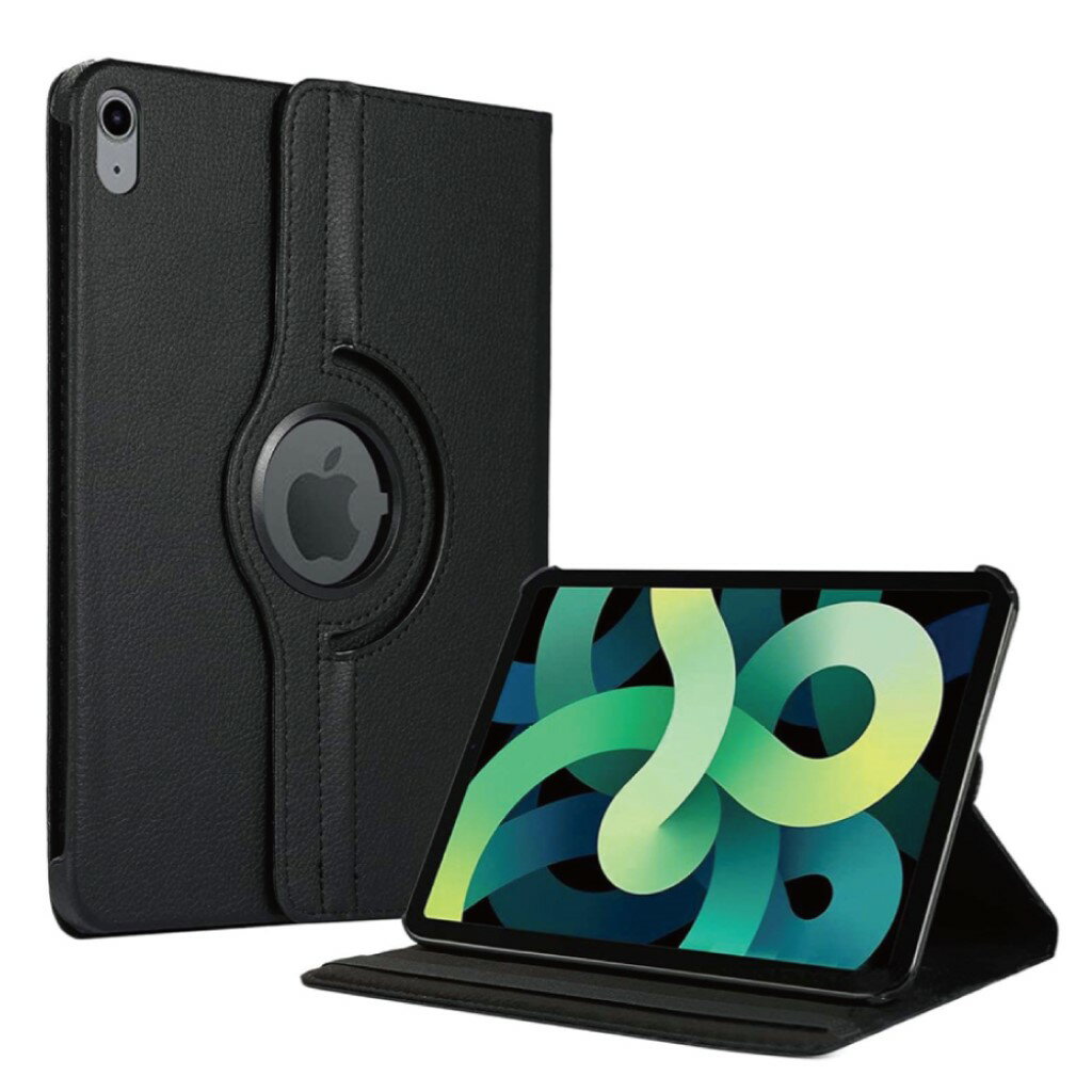 エムディーエス MDS-HCIPG10FL360BK iPad A16・第10世代対応 手帳型レザーフラップケース(360度)ブラック
