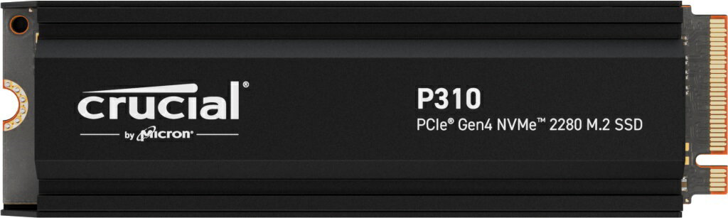 Crucial クルーシャル Crucial P310 1TB PCIe Gen4 2280 NVMe M.2 SSD with heatsink(Japan) CT2000P310SSD5-JP 納期にお時間がかかります。納期お問い合わせください。
