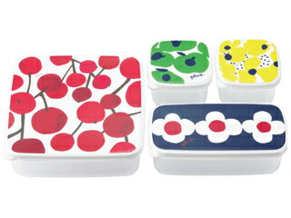 Tamahashi タマハシ PL-113 plune/プルーン　シール容器4pcセット　B