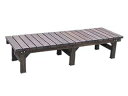 住まいスタイル デッキ縁台 180×58 DE-180 DBR ダークブラウン 同梱注文不可 カード払い限定 沖縄・北海道・離島お届け並びに時間指定不可