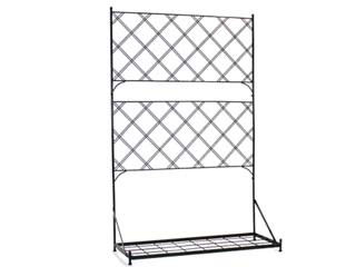 住まいスタイル プランター台付フェンス ロータイプ Argyle(アーガイル) IF-FP006BLK ブラック 同梱注文不可 カード払い限定 沖縄・北海道・離島お届け並びに時間指定不可