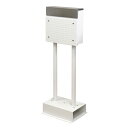住まいスタイル 【組立品】スタンドポスト Roza(ロザ) ホワイト PST-006WHT 同梱注文不可 カード払い限定 沖縄・北海道・離島お届け並びに時間指定...