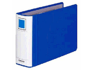 KOKUYO/コクヨ チューブファイルエコツインR A5横 50mmとじ 2穴青 フ-RT657B
