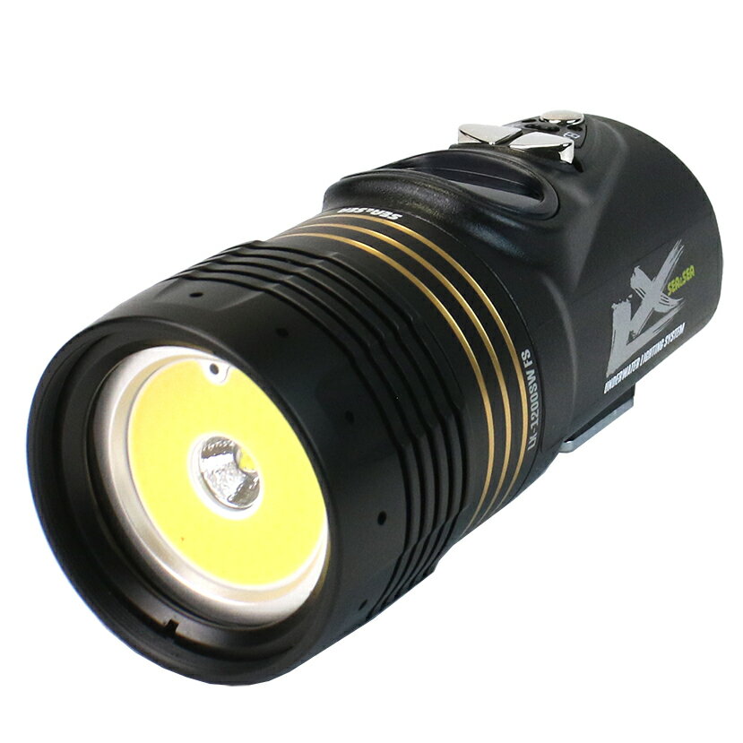 SEA&SEA シーアンドシー 09134 LX-1200SW FS ブラック 水中ライト