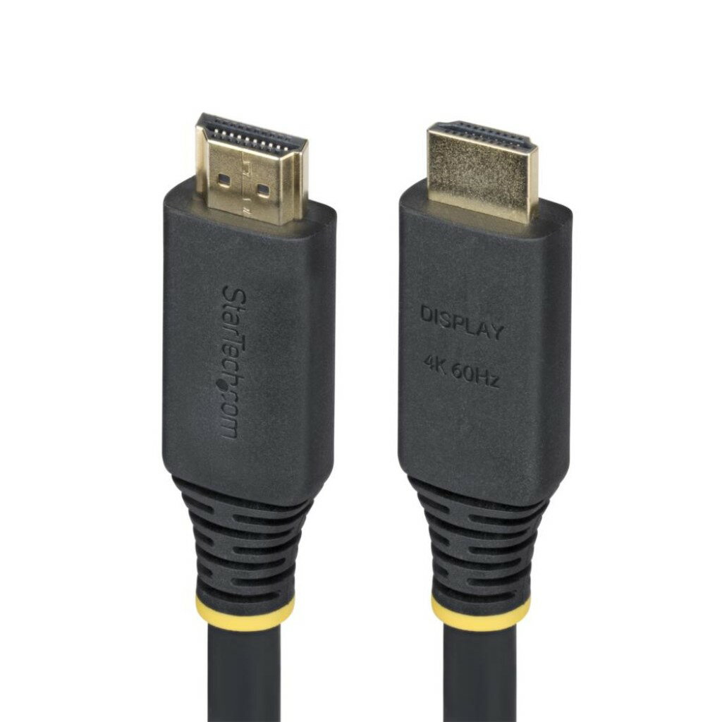 StarTech.com HDMI 2.0ケーブル/アクティブ/10m/4K60Hz 1440p 144Hz/High Speed HDMI/ブラック HDMI2-CABLE-4K60-10M