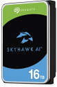 Seagate シーゲイト SkyHawk Ai HDD(Helium)3.5inch SATA 6Gb/s 16TB 7200RPM 512MB 512E ST16000VE004(2)