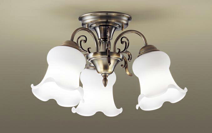 Panasonic パナソニック LGB57314Z　天井直付型　LED（電球色）　シャンデリア　U-ライト方式　LED電球交換型 ランプ同梱包