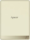 Apacer アペイサー AS724 ポータブルSSD USB3.2 Gen 2 USB-C 3D NAND 512GB クリームカラー 3年保証 AP512GAS724C-1