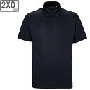 Rawlings ローリングス スタイルロゴ 半袖ポロシャツ 【ネイビー】【2XOサイズ】 AST14S09(4)