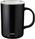 HARIO ハリオ セラミックコーティング 真空二重保温マグ 470ml CMG-470-B