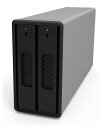 RAIDON TECHNOLOGY 2Bay USB3.2 外付ストレージ with USB C-Cケーブル(シルバー) ST2-B31