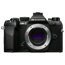 【OM SYSTEM夏のキャッシュバック5千円分対象商品8月31日まで】 OM SYSTEM オーエムシステム OM-5 Mark II ボディー ブラック
