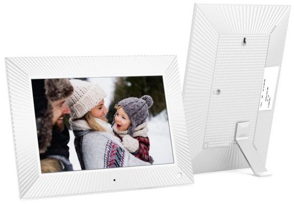 恵安 10.1インチ デジタルフォトフレーム 人感センサー搭載 ホワイト KDP10.1-N01-WH