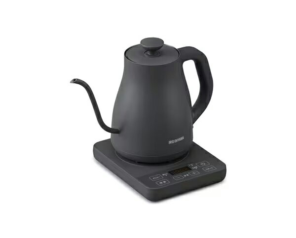 IRIS OHYAMA アイリスオーヤマ IKE-C800T-H チャコール ドリップケトル 容量0.8L