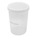 ウィルマックス EMBALANCE 保存容器 1L ディープラウンドコンテナ 丸・深型 クリア
