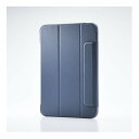 ELECOM エレコム TB-A25RWVFCBG iPad11インチ(A16)/10.9インチ(第10世代)/フラップケース/薄型軽量/背面クリア/フレームカラ