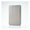 ELECOM エレコム TB-A25RWVFCGB iPad11インチ(A16)/10.9インチ(第10世代)/フラップケース/薄型軽量/背面クリア/フレームカラ