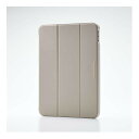 ELECOM エレコム TB-A25RWVJM3GB iPad11インチ(A16)/10.9インチ(第10世代)/フラップケース/CHICSTYLE/背面クリア/グレージュ