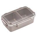 OSK オーエスケー カームカラー ランチボックス 仕切付 650mL モカ PCD-650