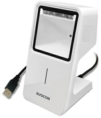 ビジコム 定置型2次元コードリーダー BC-NL4200U(USB・白) ビジコム BC-NL4200U-W