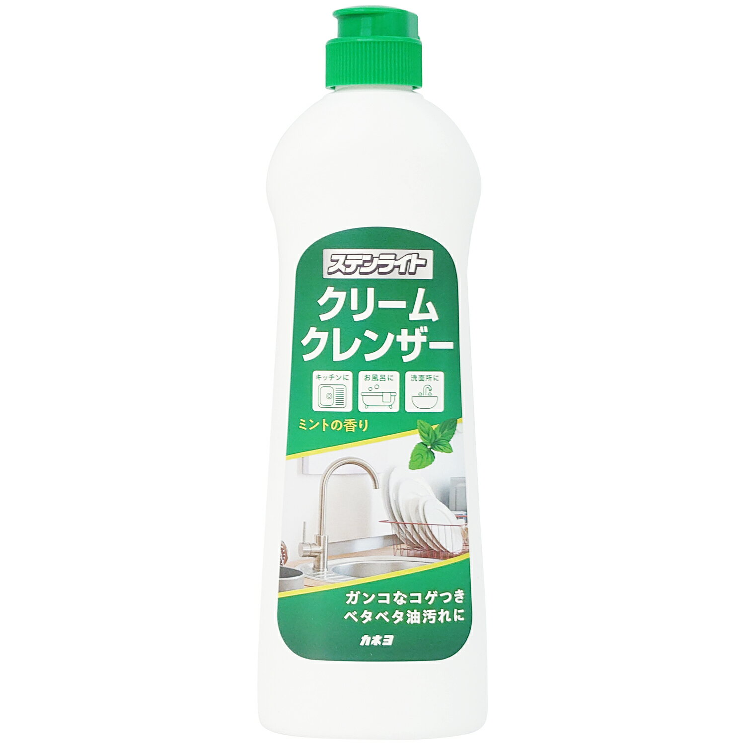KANEYO カネヨ石鹸 ステンライトクリームクレンザー ミントの香り 400g