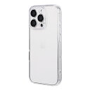 MSソリューションズ LN-IP24CACCL iPhone 16 Pro カメラレンズ保護ハイブリッドケース「UTILO All Cover」クリア