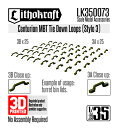 Lithokraft リソクラフト 1/35 現用 イギリス センチュリオン主力戦車用タイダウンループ スタイル3(50個入)LK350073