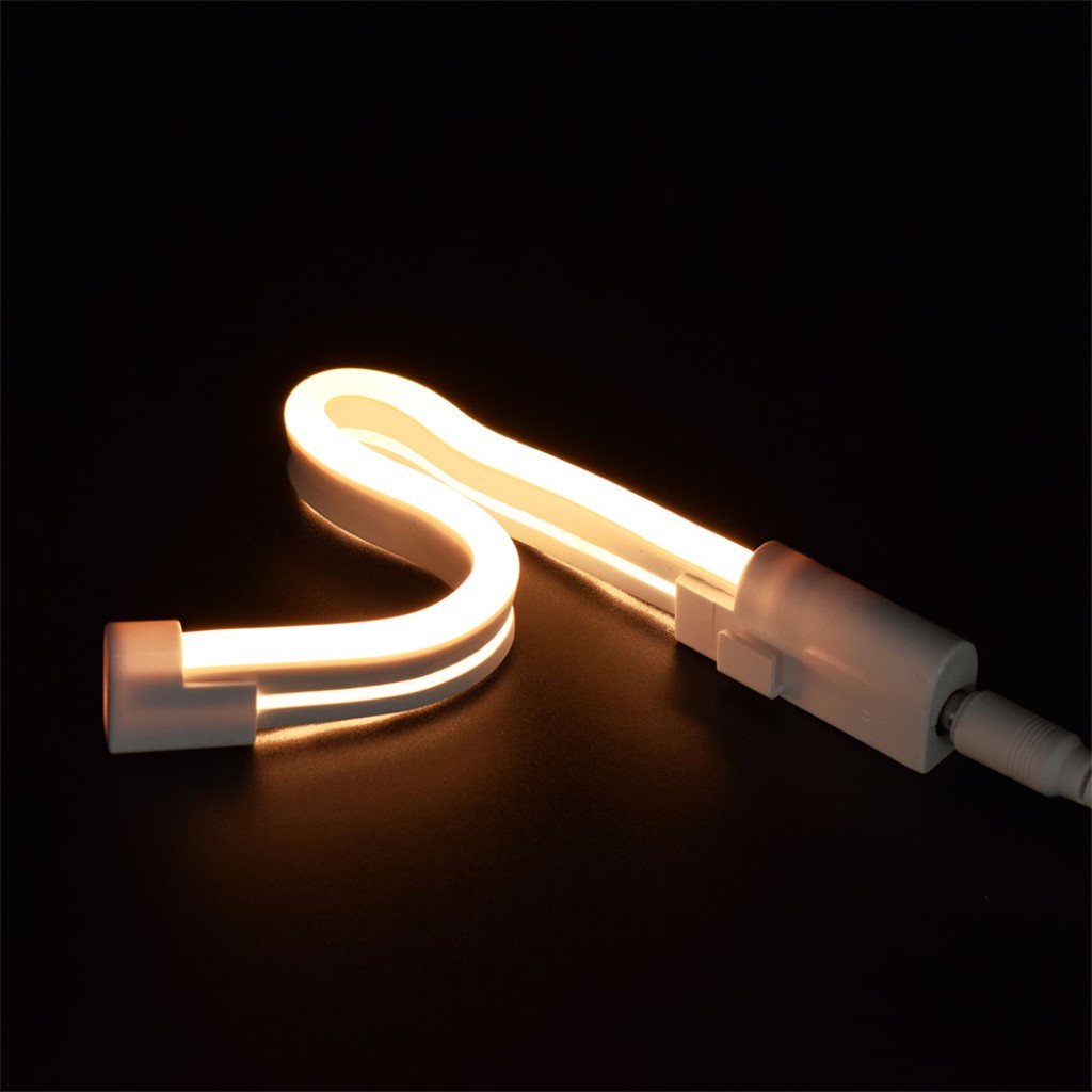 日本トラストテクノロジー USBネオンチューブライト20cm 電球色 NEONLT02M-WA