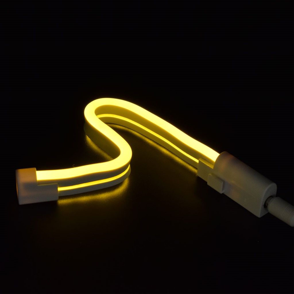 日本トラストテクノロジー USBネオンチューブライト20cm イエロー NEONLT02M-YE