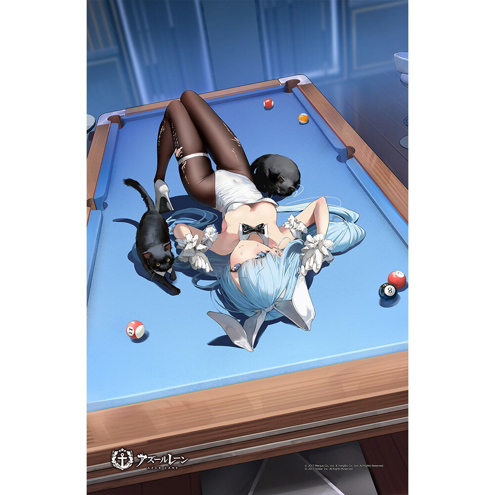 Key-th アズールレーン タオルケット（ジェーナス／ビリヤード・レッスン） 発売前予約 受注生産の為キ..