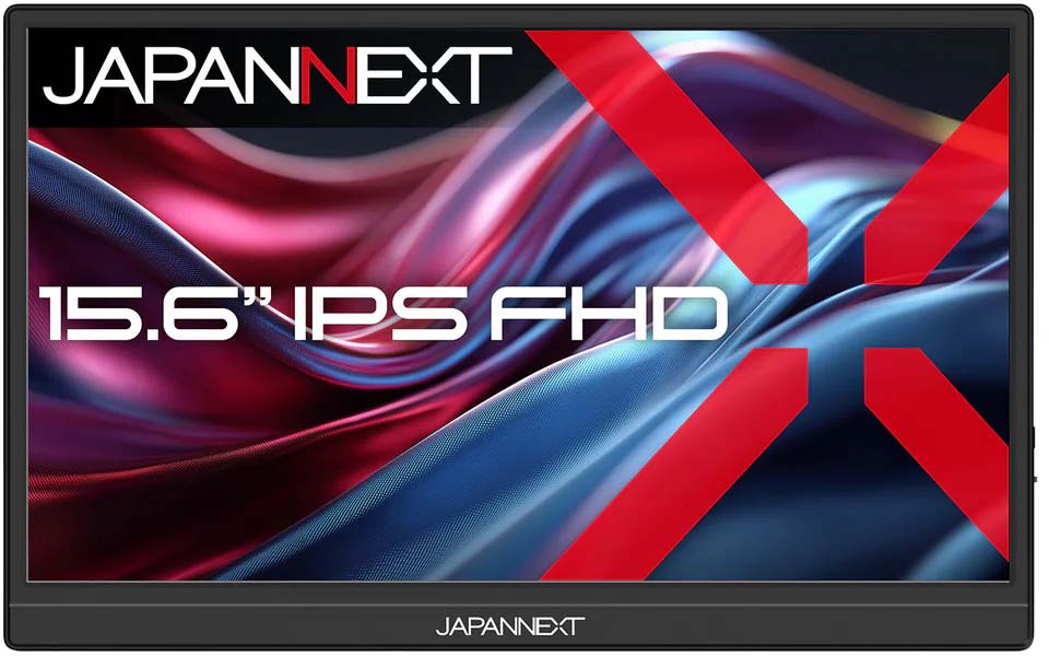 JAPANNEXT ジャパンネクスト フルHD対応 15.6型液晶ディスプレイ/miniHDMI×1、USB-C×1/ブラック/スピーカー有/2年保証 JN-MD-IPS156F3