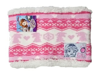 ちいさなプリンセスソフィア/ネックウォーマー【ピンク】 キッズ ネックウォーマー マフラー キャラクター 冬 雪 防寒 ディズニー プリンセス ソフィア
