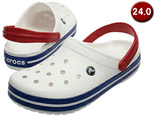 crocs/クロックス クロックバンド 24.0cm ホワイト×ブルージーン CRO-11016-11I