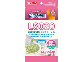 株式会社 マルカン サンライズ事業部 ニャン太の歯磨き専用 L8020乳酸菌入り デンタルピューレ クロロフィル入り 低脂肪 4本