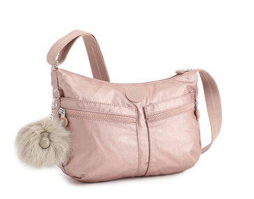 《正規品 2018年 秋冬 新作》 KIPLING/キプリング IZELLAH/イゼラー 斜めがけショルダーバッグ (Metallic Blush/メタリックブラッシュ) :ギフトラッピング無料