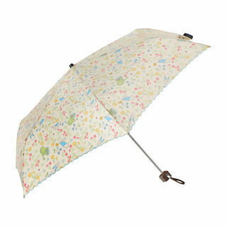 Peter Rabbit/ピーターラビット 86022 折りたたみ傘 手開き 軽量 ナチュラル ガーデン 全2色 木製ハンドル (オフホワイト) Peter Rabbit/ピーターラビット 86022 折りたたみ傘 手開き 軽量 ナチュラル ガーデン 全2色 木製ハンドル (オフホワイト)
