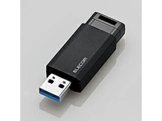 ELECOM/エレコム USBメモリ/USB3.1 Gen1/ノック式/オートリターン機能/64GB/ブラック MF-PKU3064GBK
