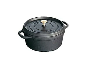 staub/ストウブ 〔ホーロー鍋〕 RST3402 ピコ・ココット ラウンド (12cm)/ブラック 【zakkakagu14】