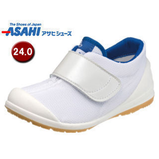 ASAHI/アサヒシューズ KC36503-AB アサヒ健康くん 502A キッズ ジュニア スニーカー 【24.0cm・3E】 (ホワイト/ネイビー)