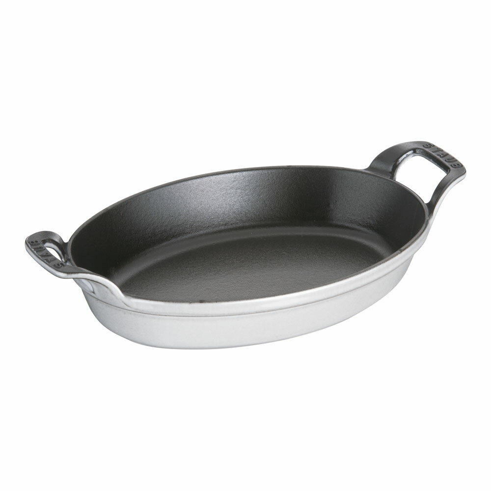 staub ストウブ オーバル スタッカブルディッシュ　24cm　グレー　40509-562 プロユース（業務用）とし..