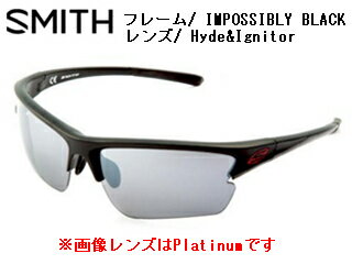 【nightsale】 Smith Optics/スミス REACTOR MKIMPOSSIBLY BLACK 【レンズ/Hyde&Ignitor】 【当社取扱いのスミス商品はすべて日本正規代理店取扱品です】