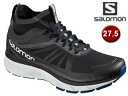 【在庫限り】 SALOMON/サロモン L40236800 SONIC RA NOCTURNE ランニングシューズ メンズ 【27.5cm】(Black/ReflectiveSilver/SurfTheWeb)