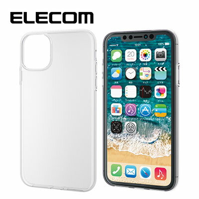 ELECOM/エレコム iPhone 11 6.1インチ アイフォン ケース ソフト クリア 透明 TPU 超 薄型 0.7mm 軽量 PM-A19CUCUCR