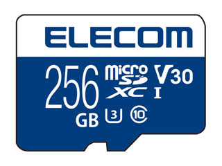 ELECOM GR microSDXCJ[h(UHS-IΉ) MF-MS256GU13V3R