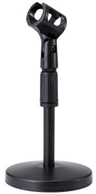 ELECOM エレコム 卓上型マイクスタンド/高さ・角度調整可/ブラック HS-DSARMBK