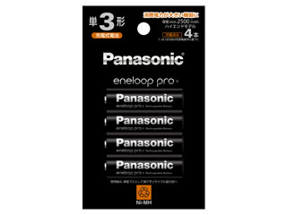Panasonic パナソニック BK-3HCD/4H　エネループプロ 単3形 4本パック(ハイエンドモデル)
